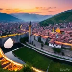 Home 16 코소보에서 사진 찍기 좋은 장소 - **Prizren Fortress Sunset Panorama:**
"A breathtaking panoramic shot of Prizren from the histori...